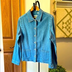 Classic Elements Blue Denim Shirt/ Jacket size small